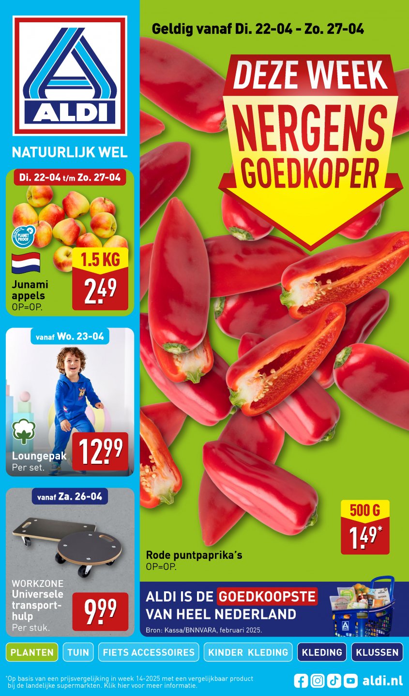 Aldi Aanbiedingen van 22-04-2025 pagina.1