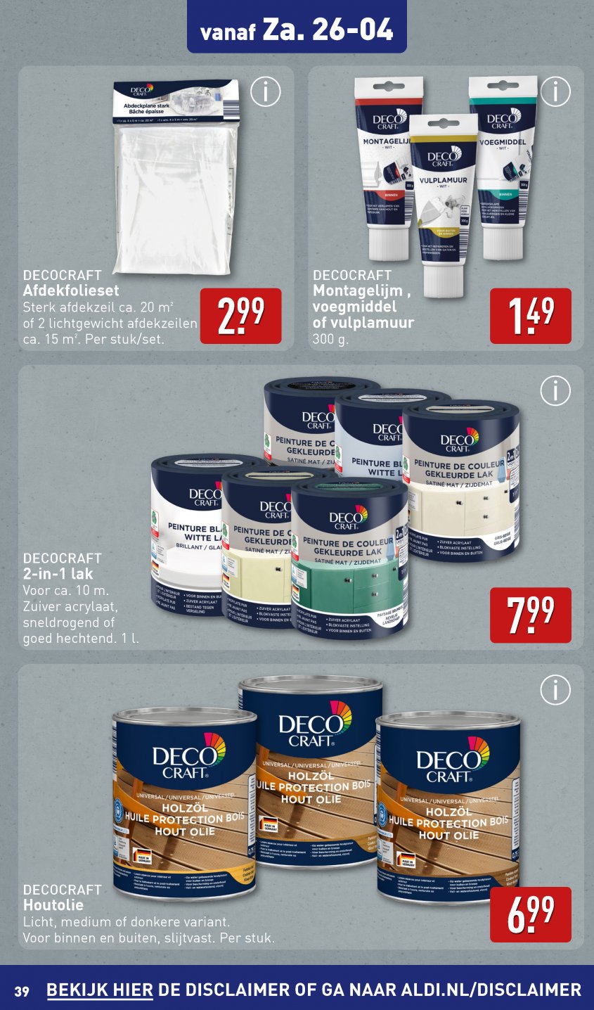 Aldi Aanbiedingen van 22-04-2025 pagina.39