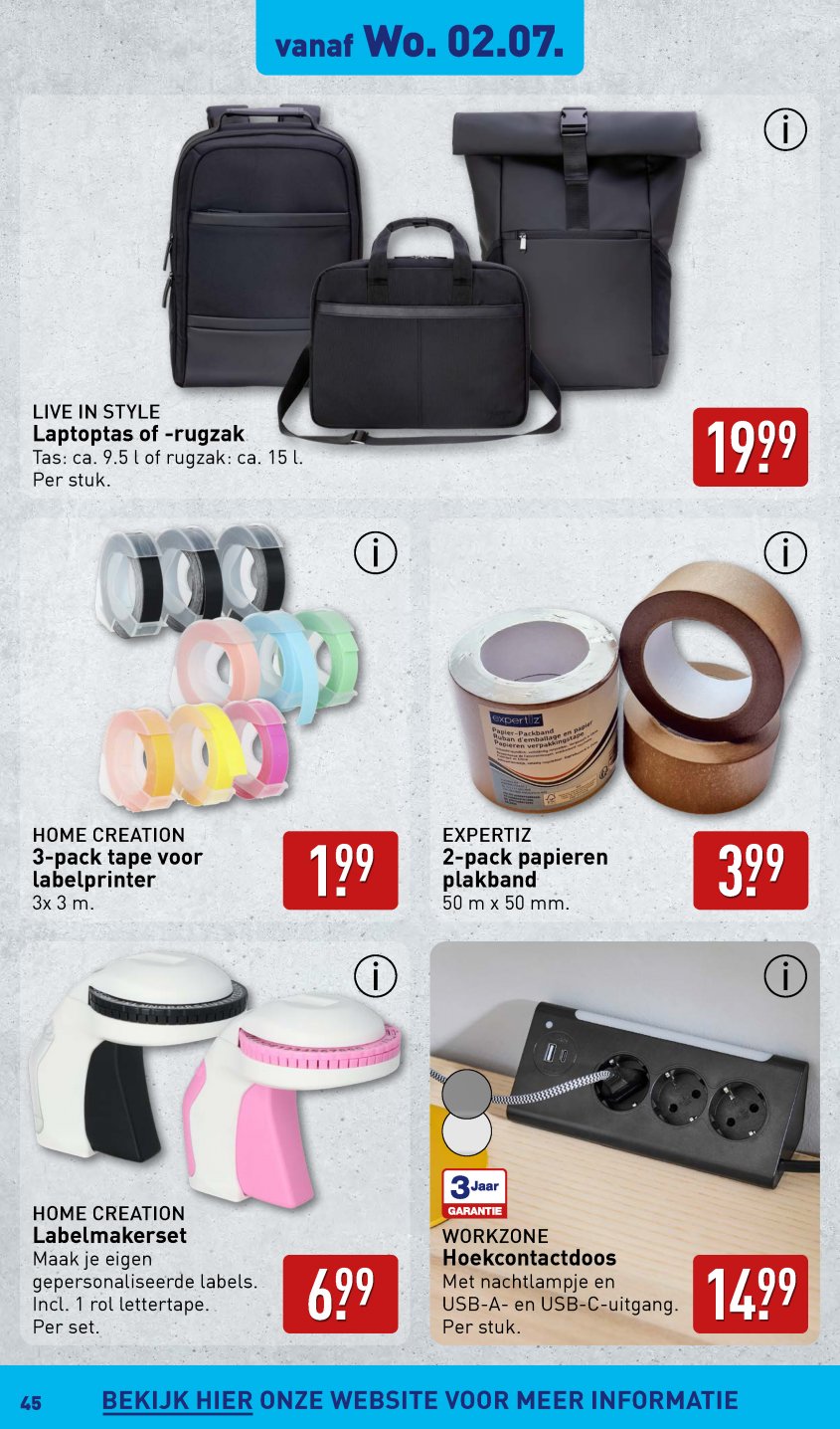 Aldi Aanbiedingen van 30-06-2025 pagina.45