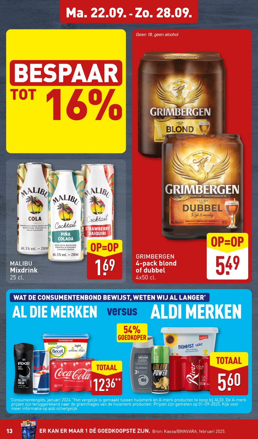 Aldi Aanbiedingen van 22-09-2025 pagina.13