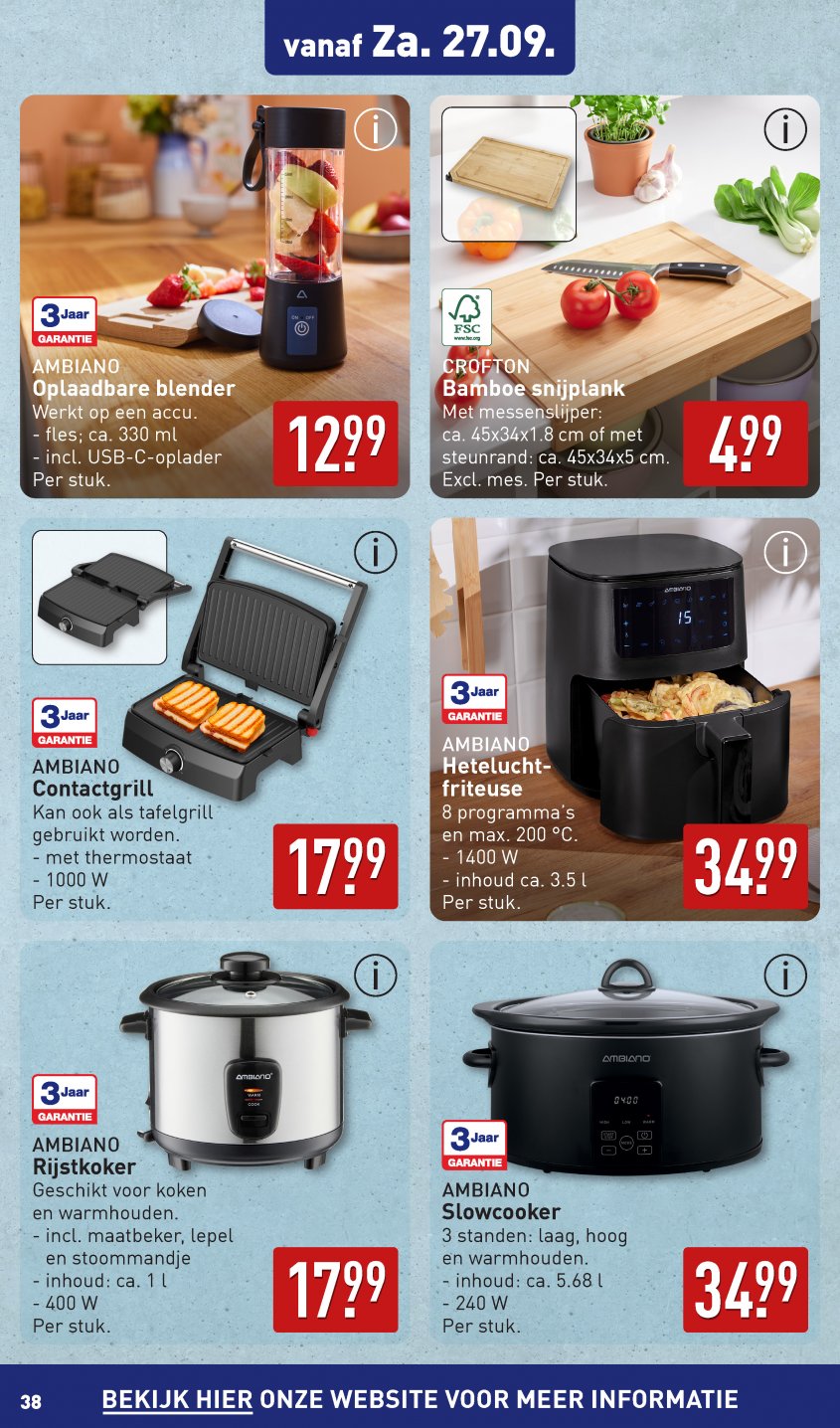 Aldi Aanbiedingen van 22-09-2025 pagina.38