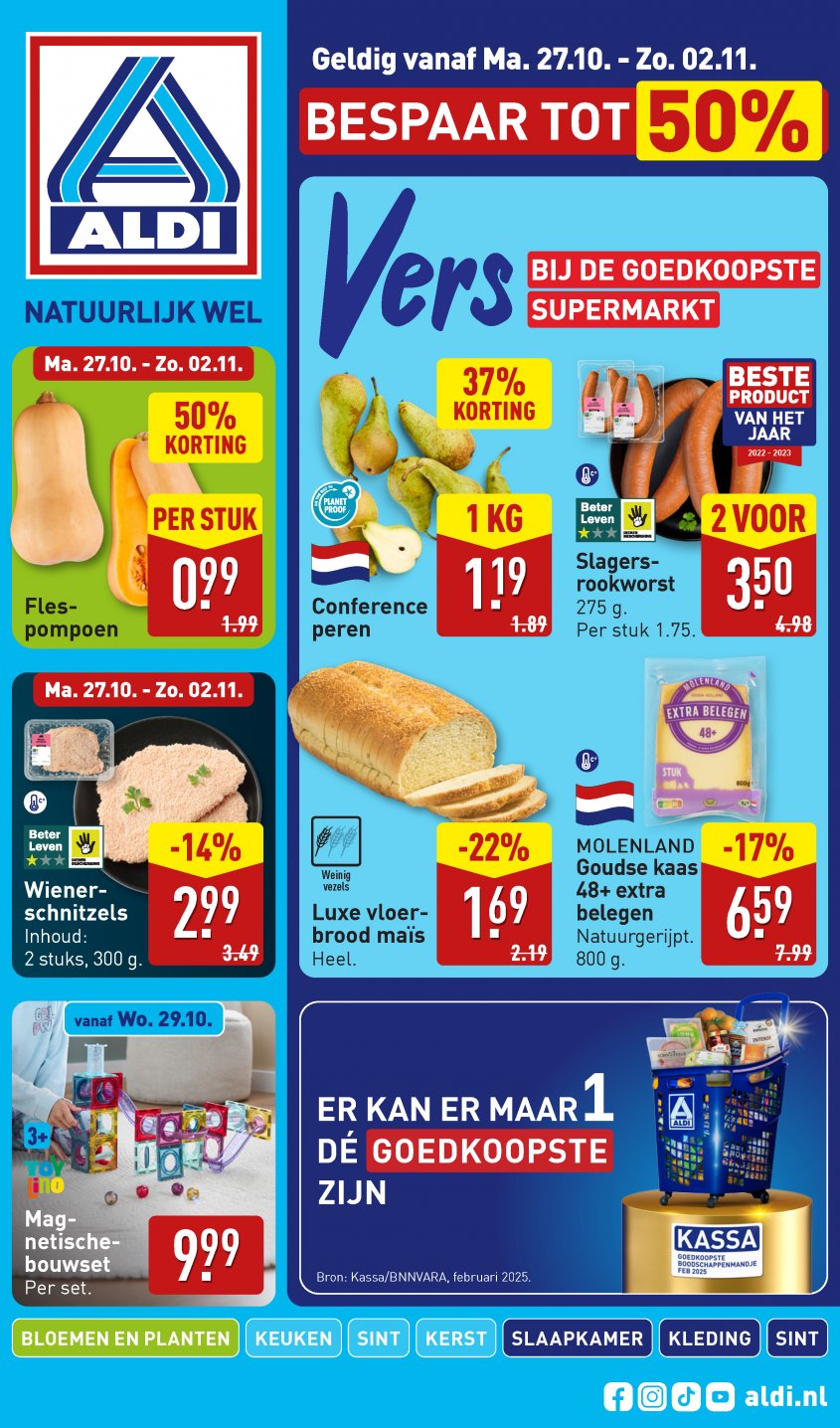 Aldi Aanbiedingen van 27-10-2025 pagina.1