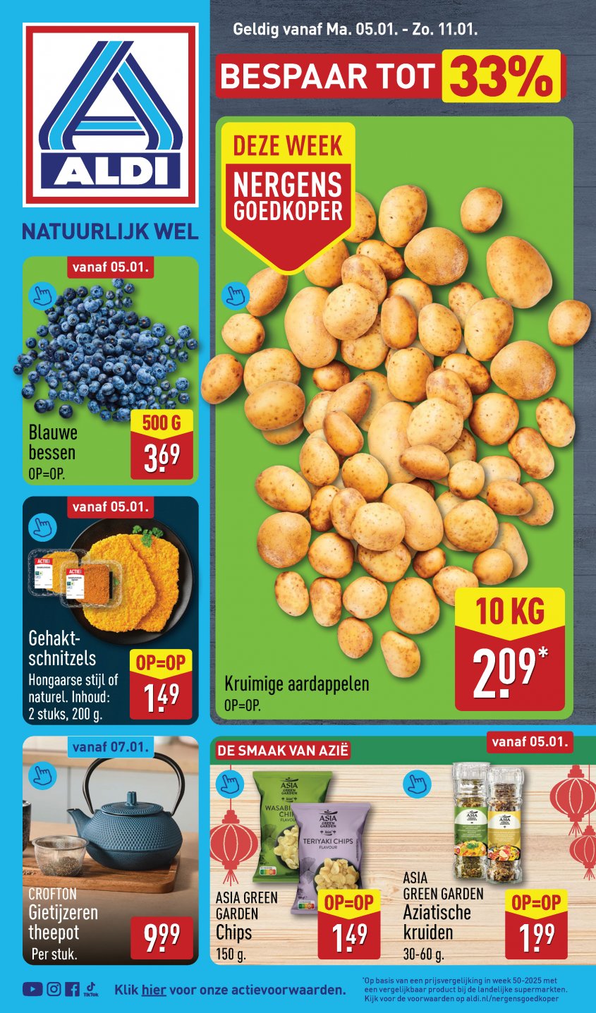 Aldi Aanbiedingen van 05-01-2026 pagina.1