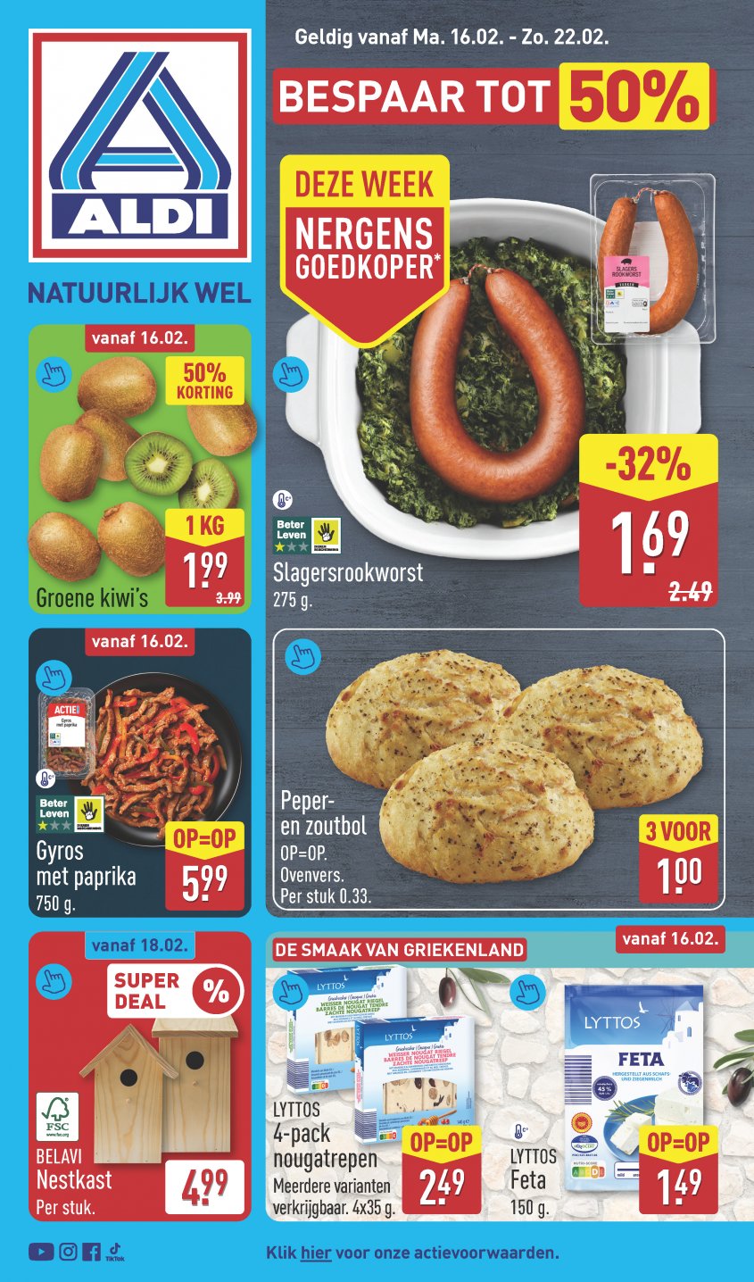 Aldi Aanbiedingen van 16-02-2026 pagina.1