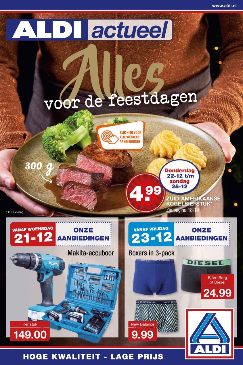 Aldi Aanbiedingen van 21-12-2016 pagina.1