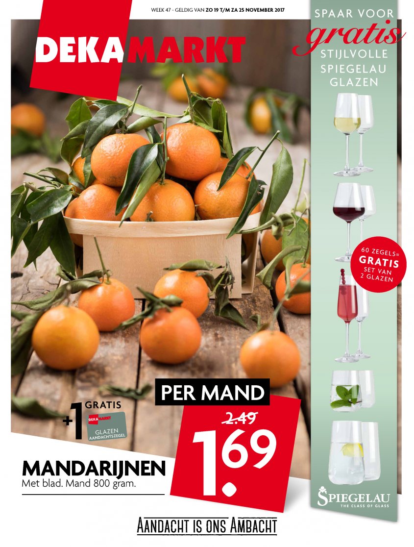 DekaMarkt Aanbiedingen van 19-11-2017 pagina.1