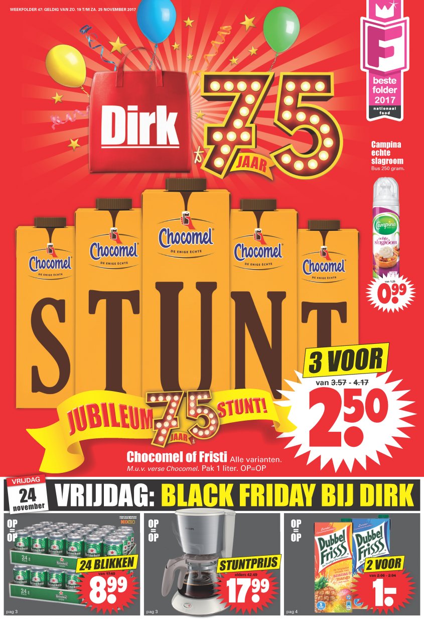 Dirk Aanbiedingen van 19-11-2017 pagina.1