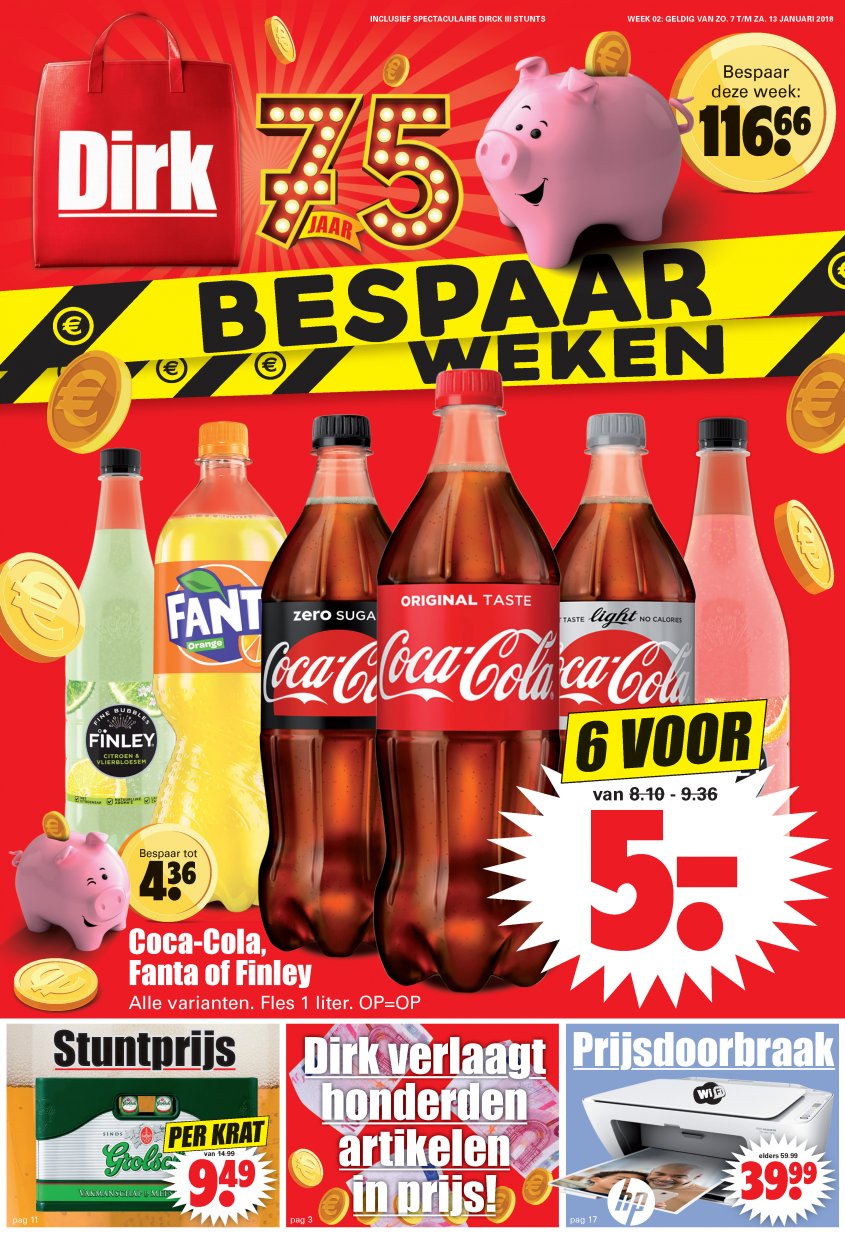 Dirk Aanbiedingen van 07-01-2018 pagina.1