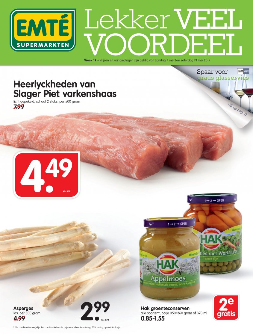 EMTÉ Aanbiedingen van 07-05-2017 pagina.1