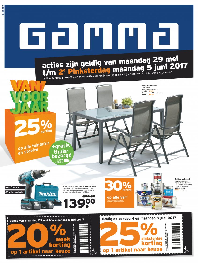 Gamma Aanbiedingen van 29-05-2017 pagina.1