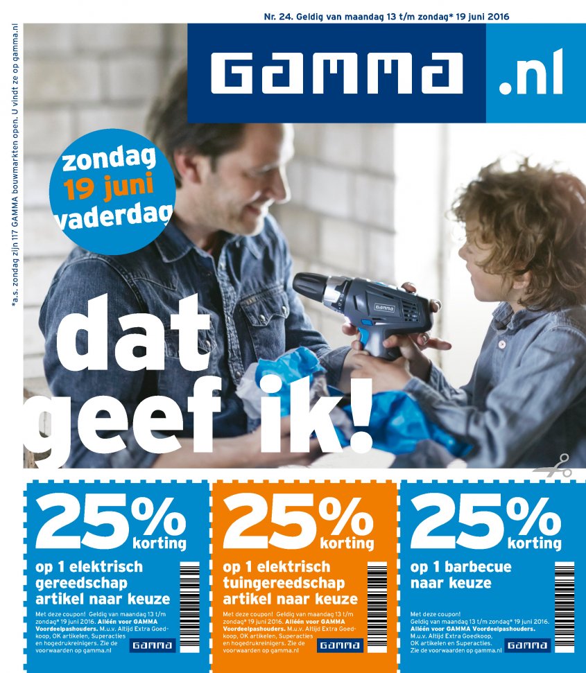 Gamma Aanbiedingen van 13-06-2016 pagina.1