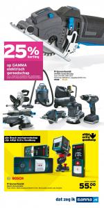 Gamma reclame folder week 34 pagina.3 dat zeg ik elders 64.99 55.00 Prijsvoorbeeld: Bosch afstandmeter Type Zamo. Meetnauwkeurigheid 3 mm. Eenvoudig meten van lengtes. ...