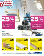 Gamma reclame folder week 35 pagina.7 RoofLite dakramen Blank grenenhouten kozijnen. Geïntegreerd ventilatierooster in het venster. HR++ beglazing. Fabrieksgarantie 10 jaar. ...