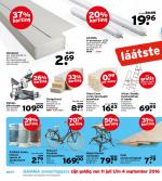 Gamma reclame folder week 35 pagina.26 26/27 GAMMA tl-armatuur LED Spuitwaterdicht (IP65). 14 watt of 28 watt. Energieklasse A+. 28 watt 34.95 27.96 Gipsplaat Afm. (lxb): ...