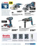 Gamma reclame folder week 43 pagina.19 U maakt het mooi. GAMMA maakt het makkelijk en betaalbaar dat zeg ik Bosch Professional haakse accuslijper Type GWS 18-125 V-LI. 2 accu s 18 ...