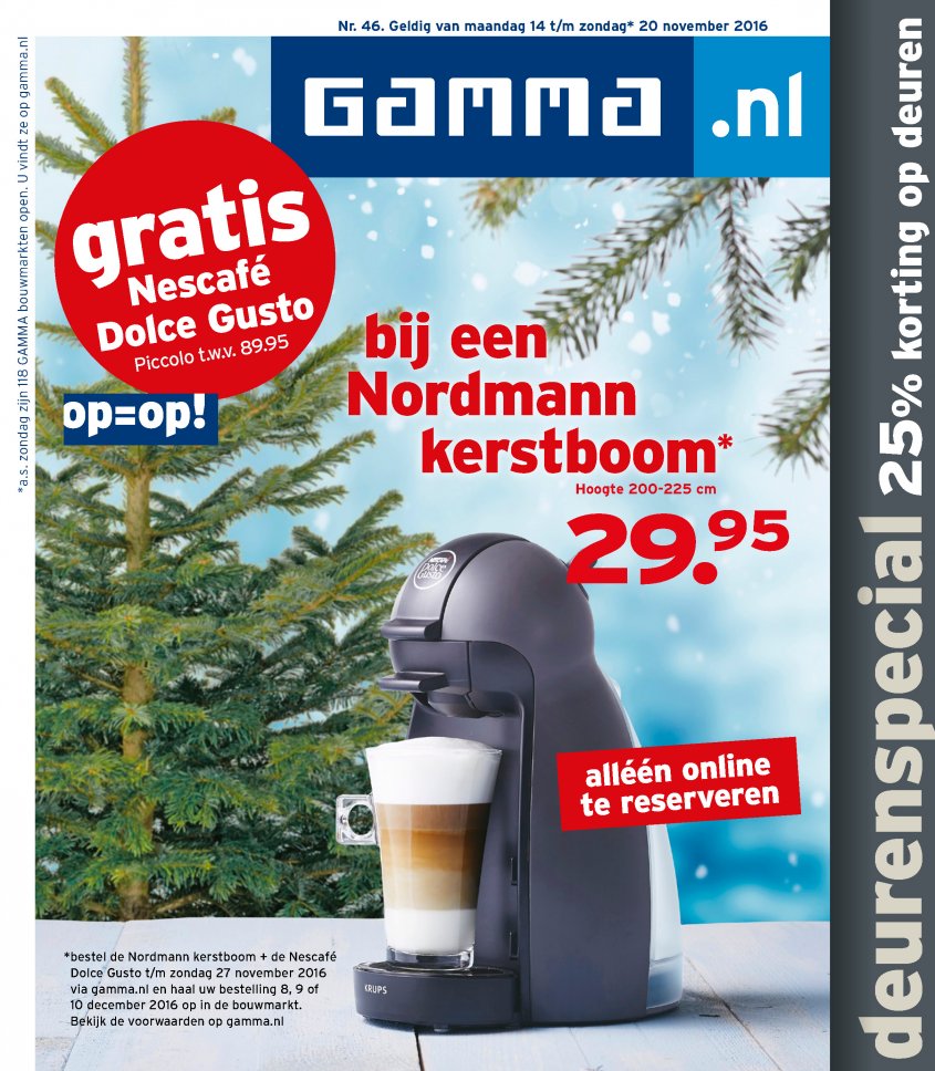 Gamma Aanbiedingen van 14-11-2016 pagina.1