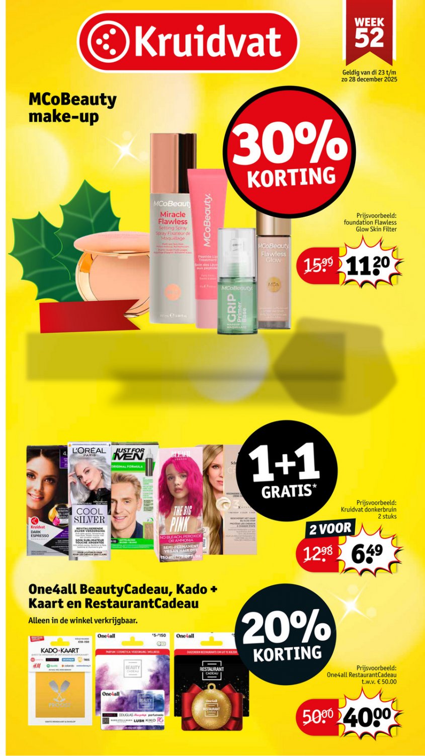 Kruidvat Aanbiedingen van 23-12-2025 pagina.1