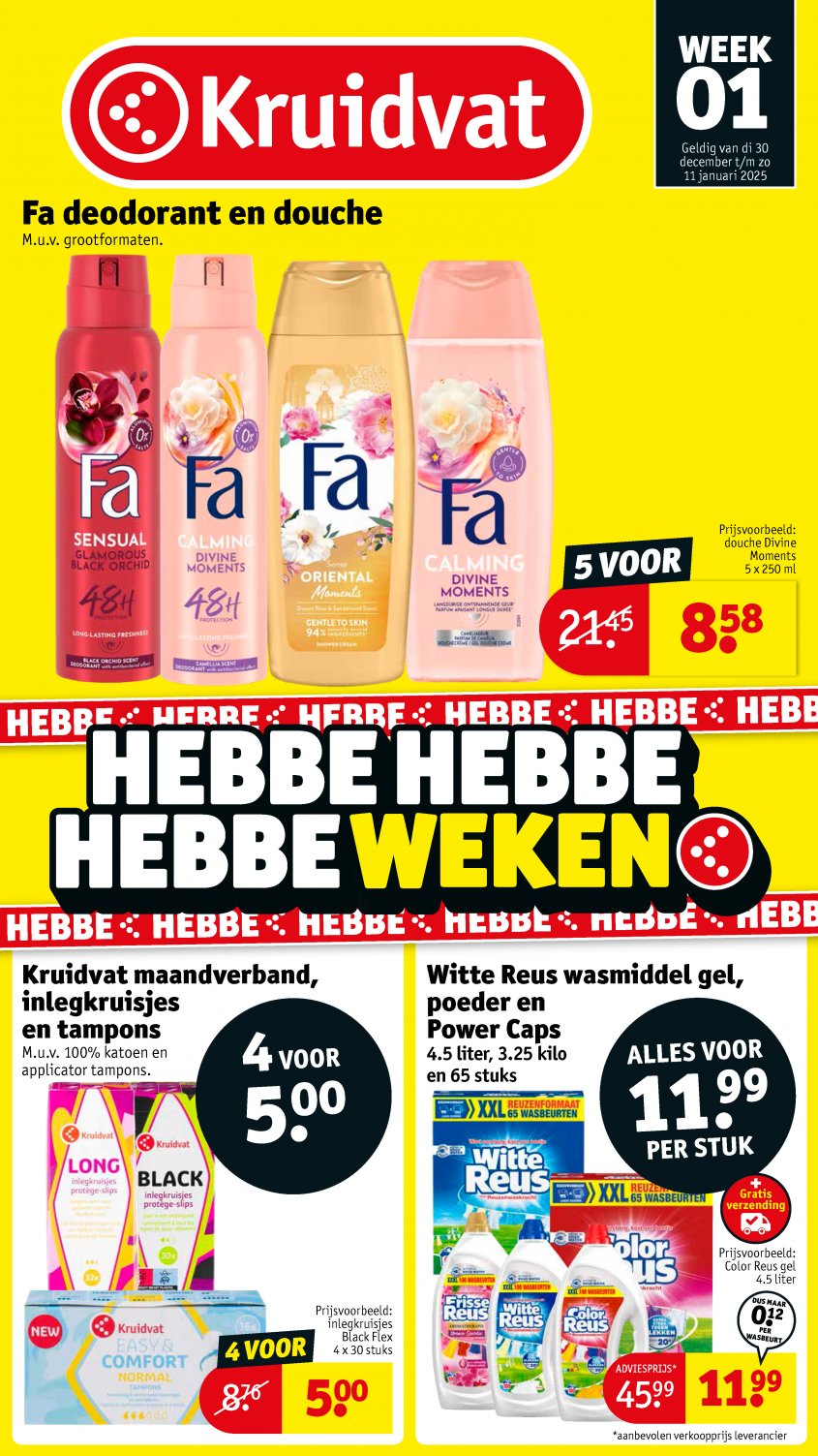 Kruidvat Aanbiedingen van 29-12-2025 pagina.1