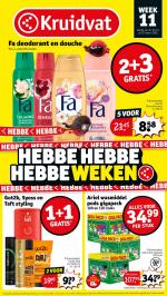 Kruidvat reclame folder week 11, pagina.1