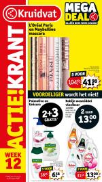 Kruidvat reclame folder week 12, pagina.1