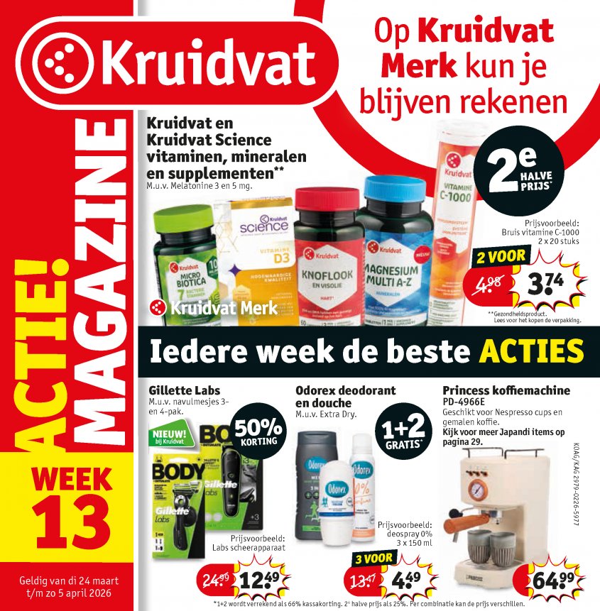 Kruidvat Aanbiedingen van 24-03-2026 pagina.1