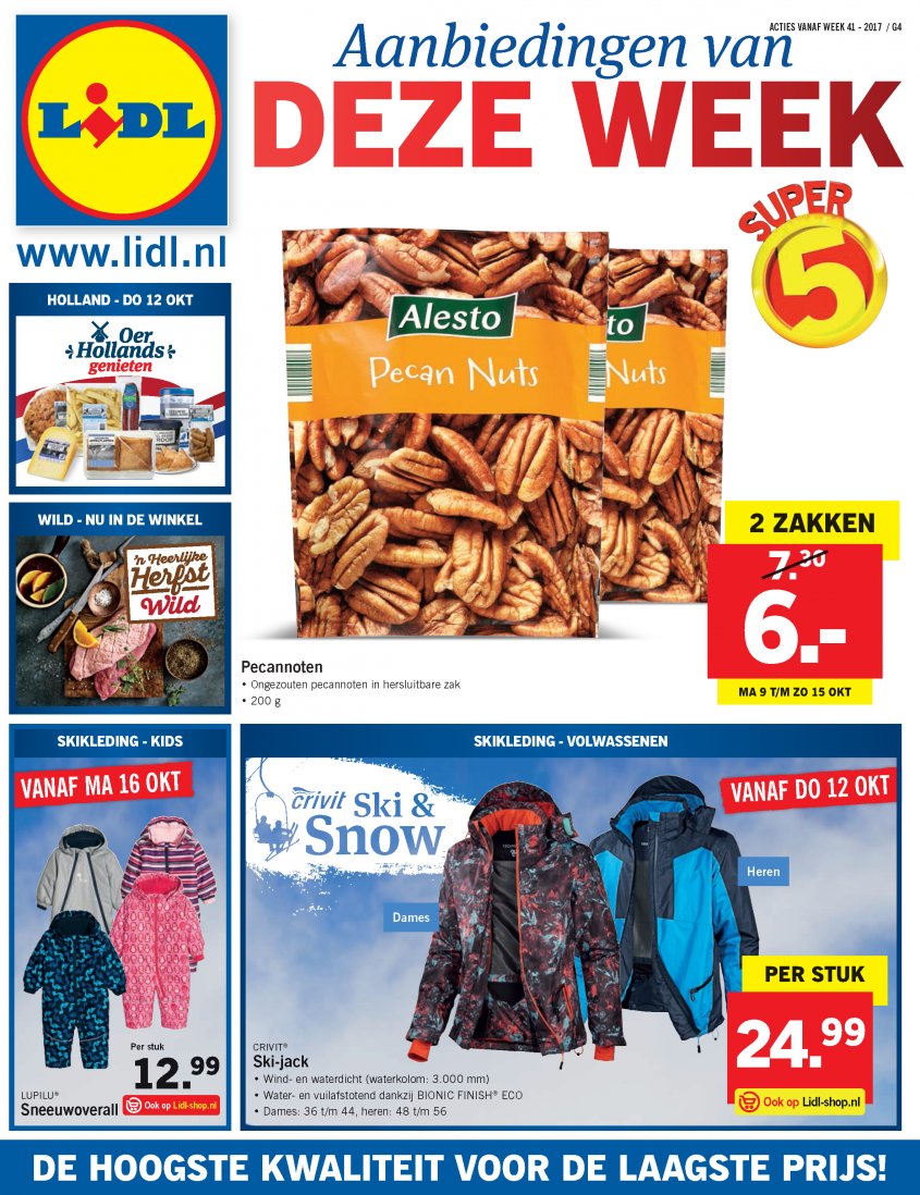 Lidl Aanbiedingen van 09-10-2017 pagina.1