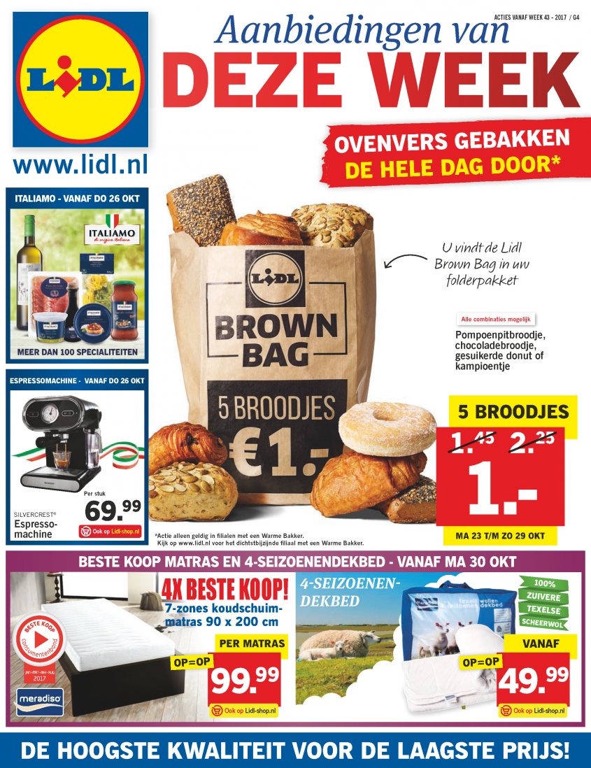 Lidl Aanbiedingen van 23-10-2017 pagina.1