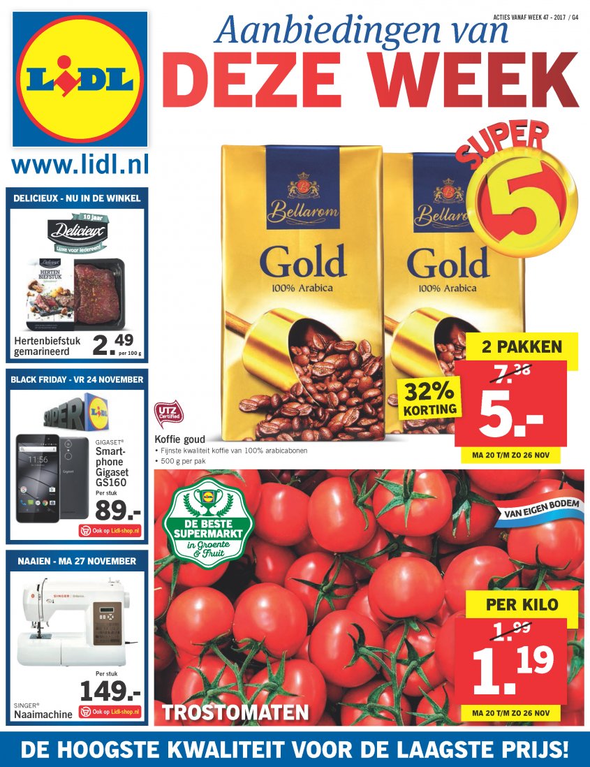 Lidl Aanbiedingen van 20-11-2017 pagina.1