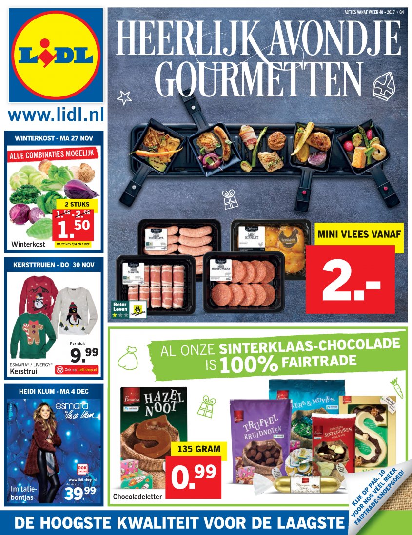 Lidl Aanbiedingen van 27-11-2017 pagina.1