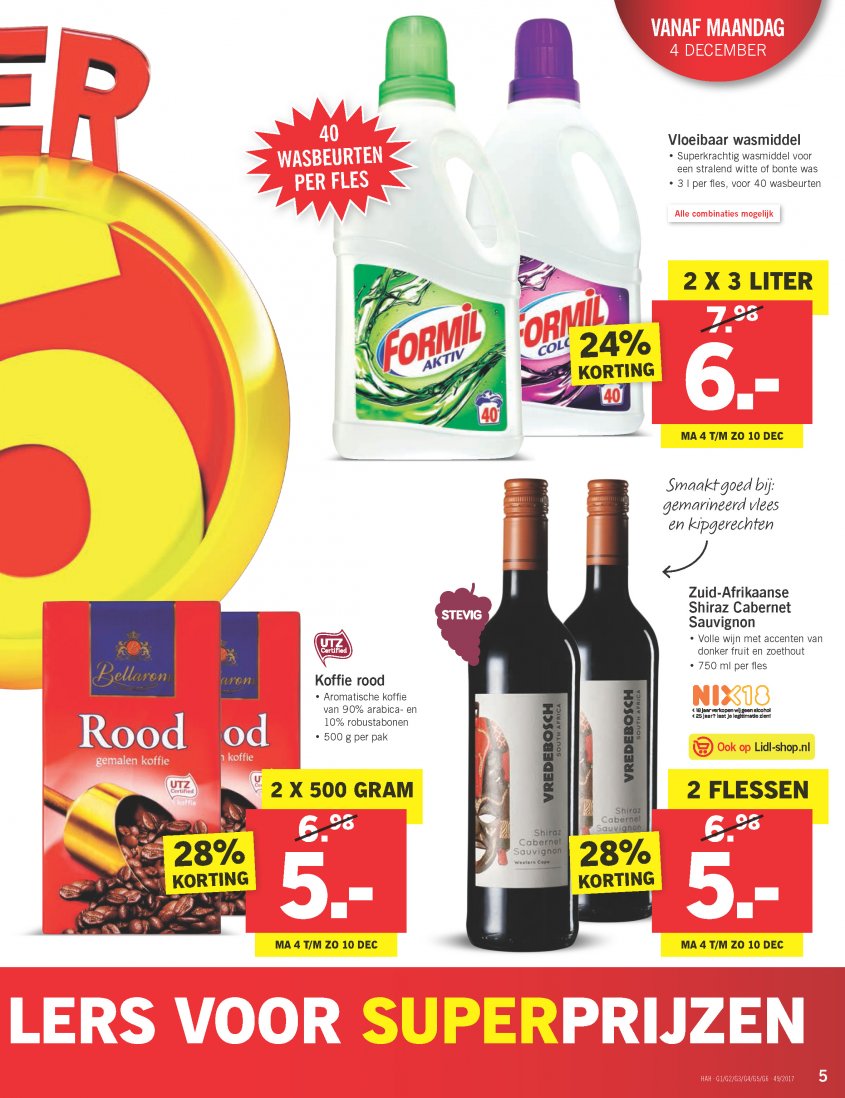 Lidl Aanbiedingen van 04-12-2017 pagina.5