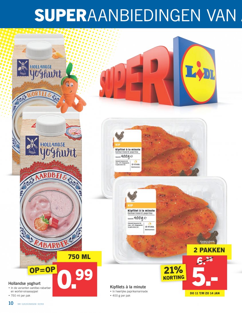 Lidl Aanbiedingen van 08-01-2018 pagina.10