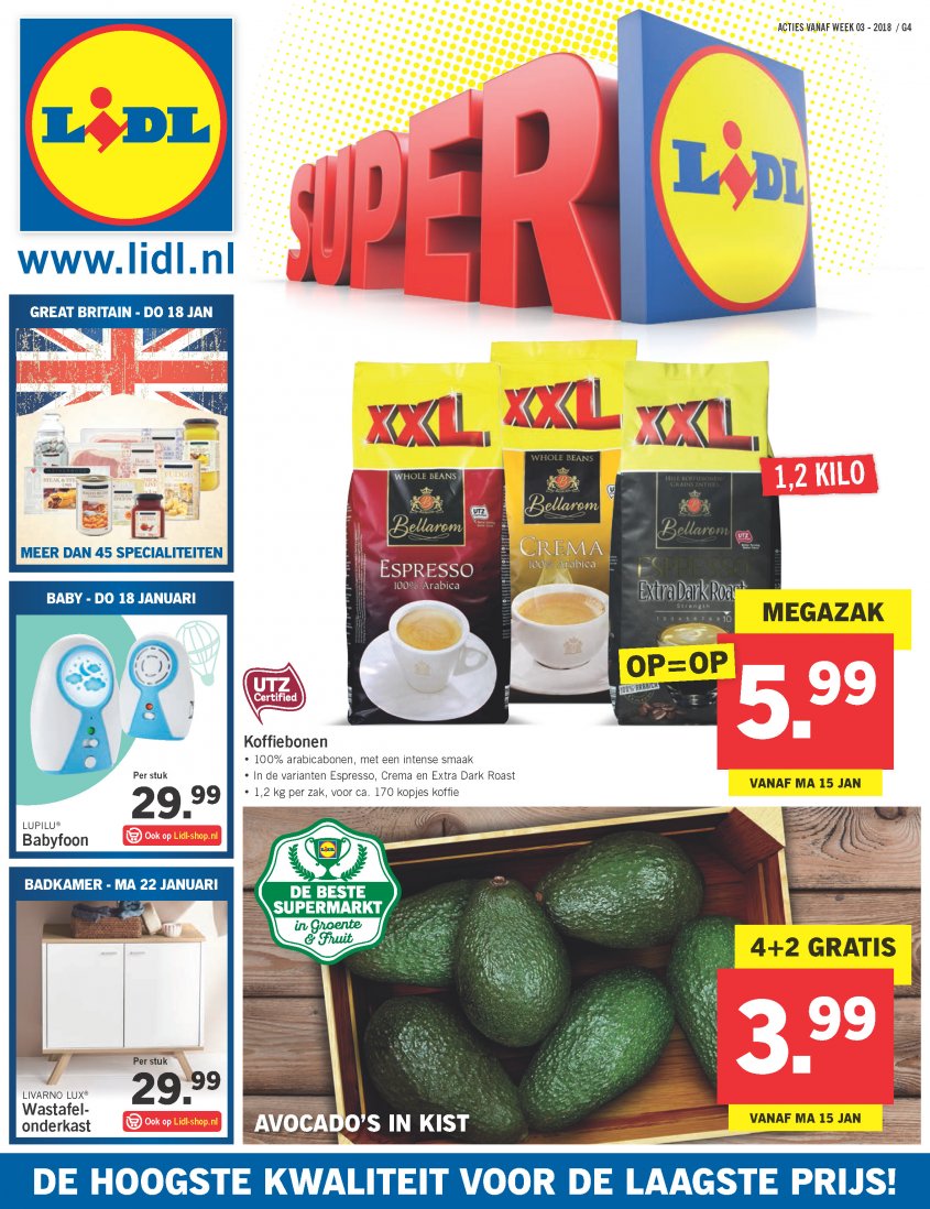 Lidl Aanbiedingen van 15-01-2018 pagina.1