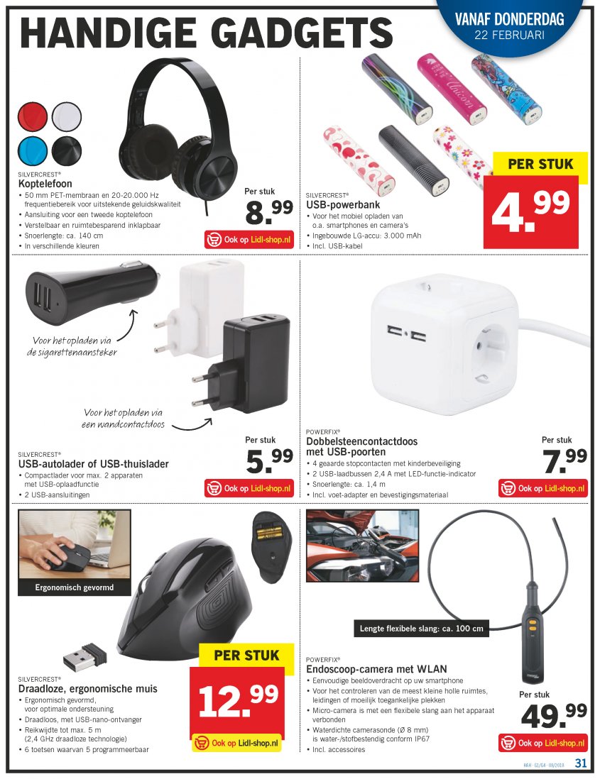 Lidl Aanbiedingen van 19-02-2018 pagina.31