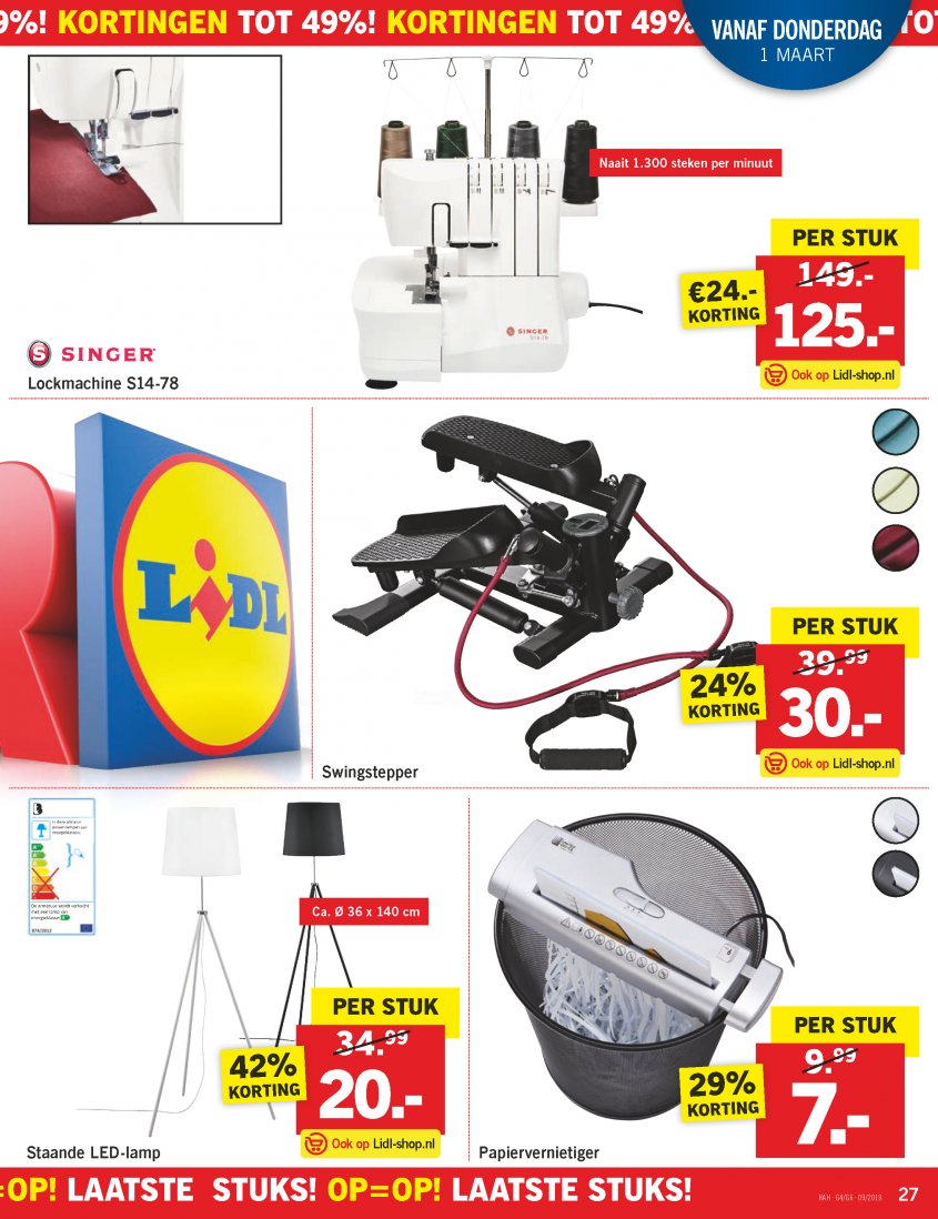 Lidl Aanbiedingen van 26-02-2018 pagina.27