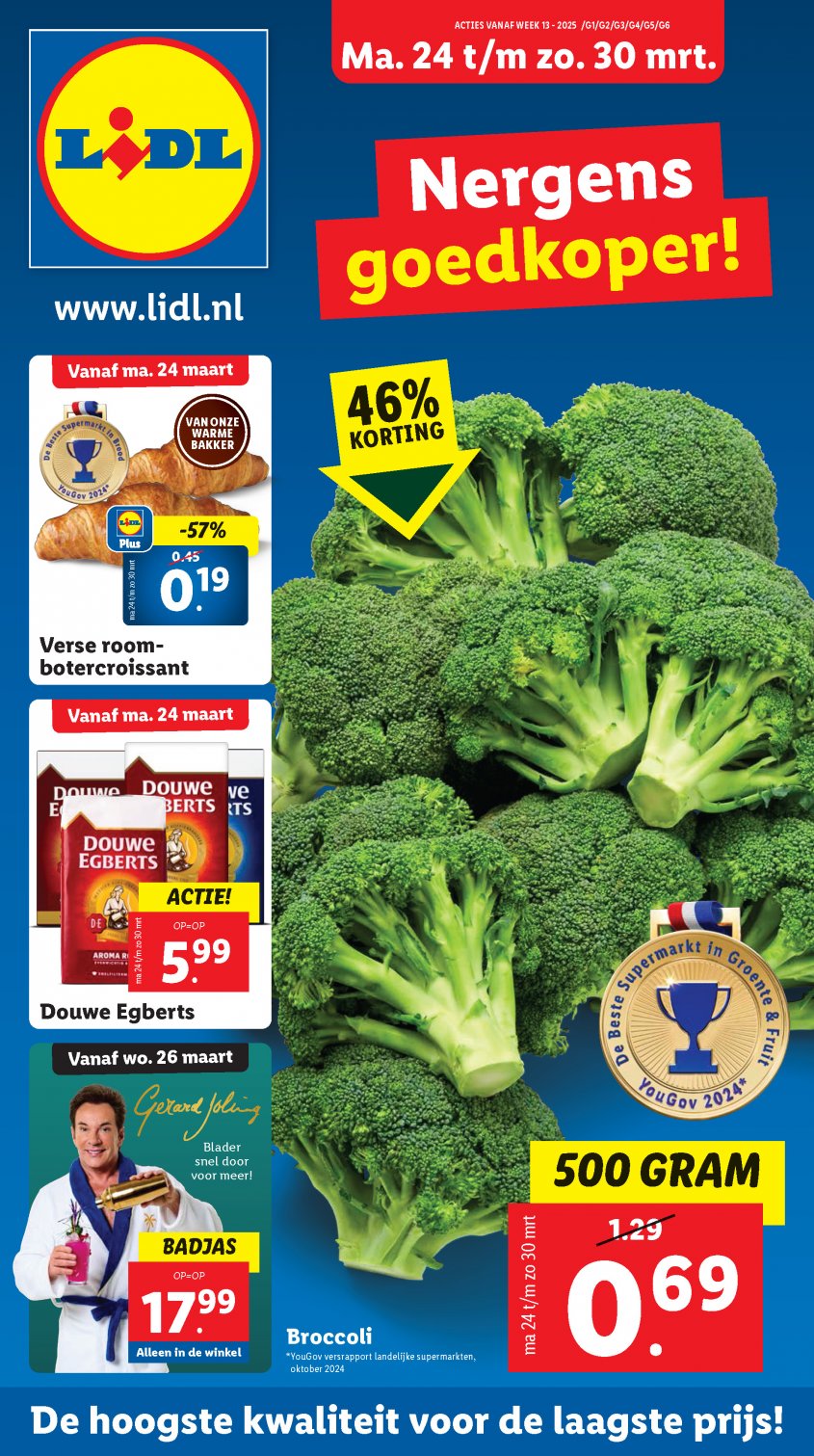 Lidl Aanbiedingen van 24-03-2025 pagina.1