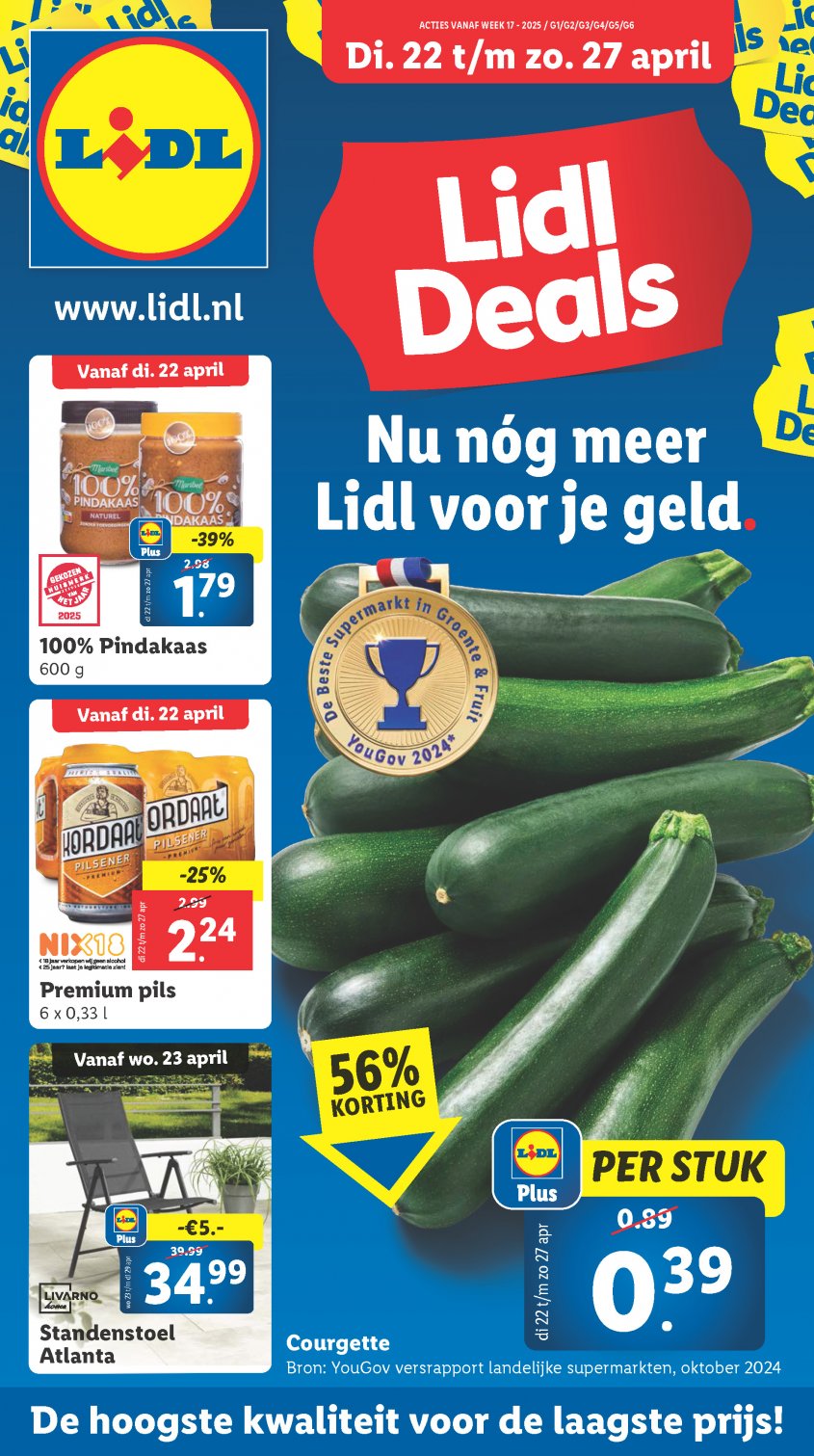 Lidl Aanbiedingen van 22-04-2025 pagina.1