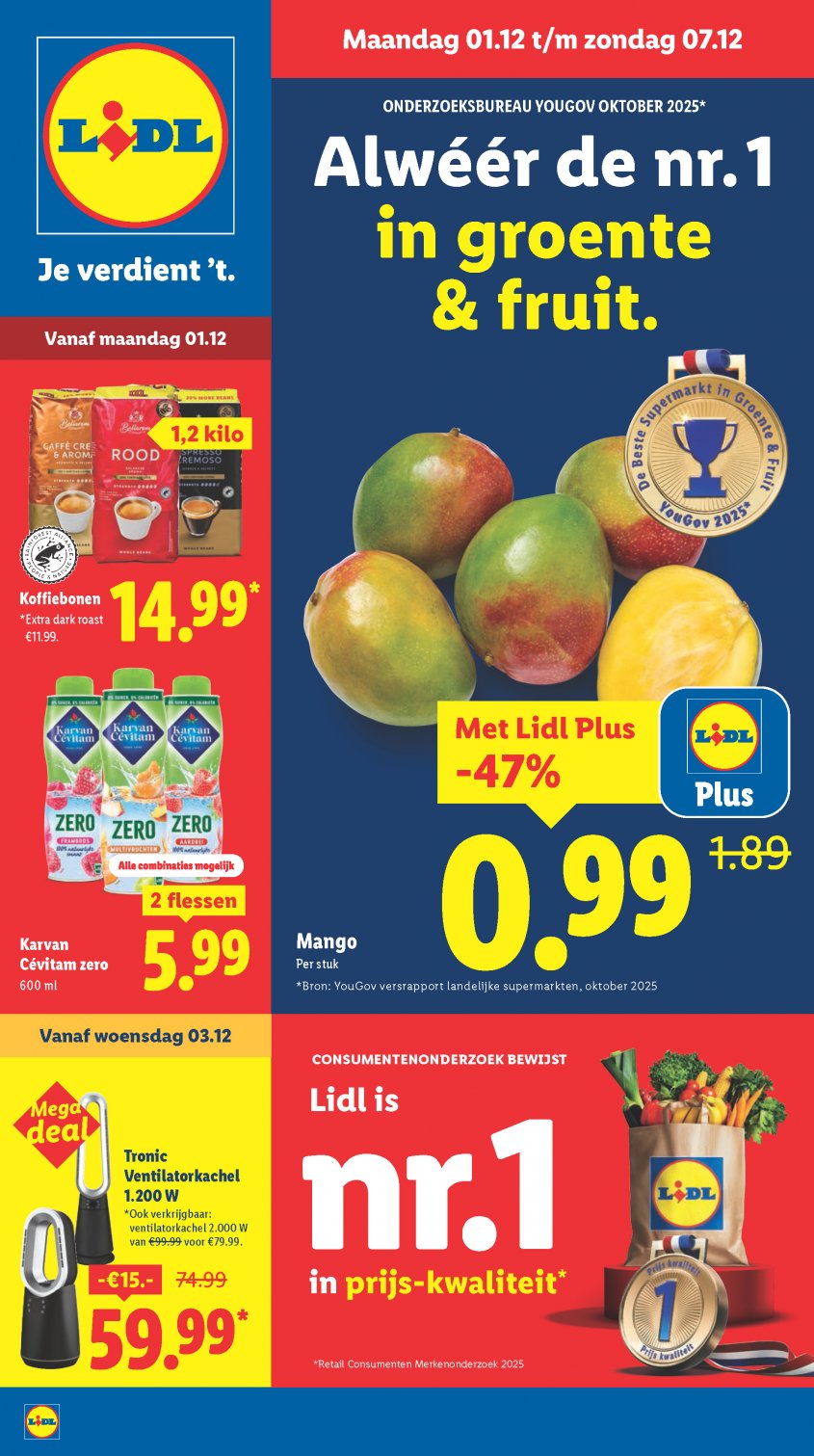 Lidl Aanbiedingen van 01-12-2025 pagina.1