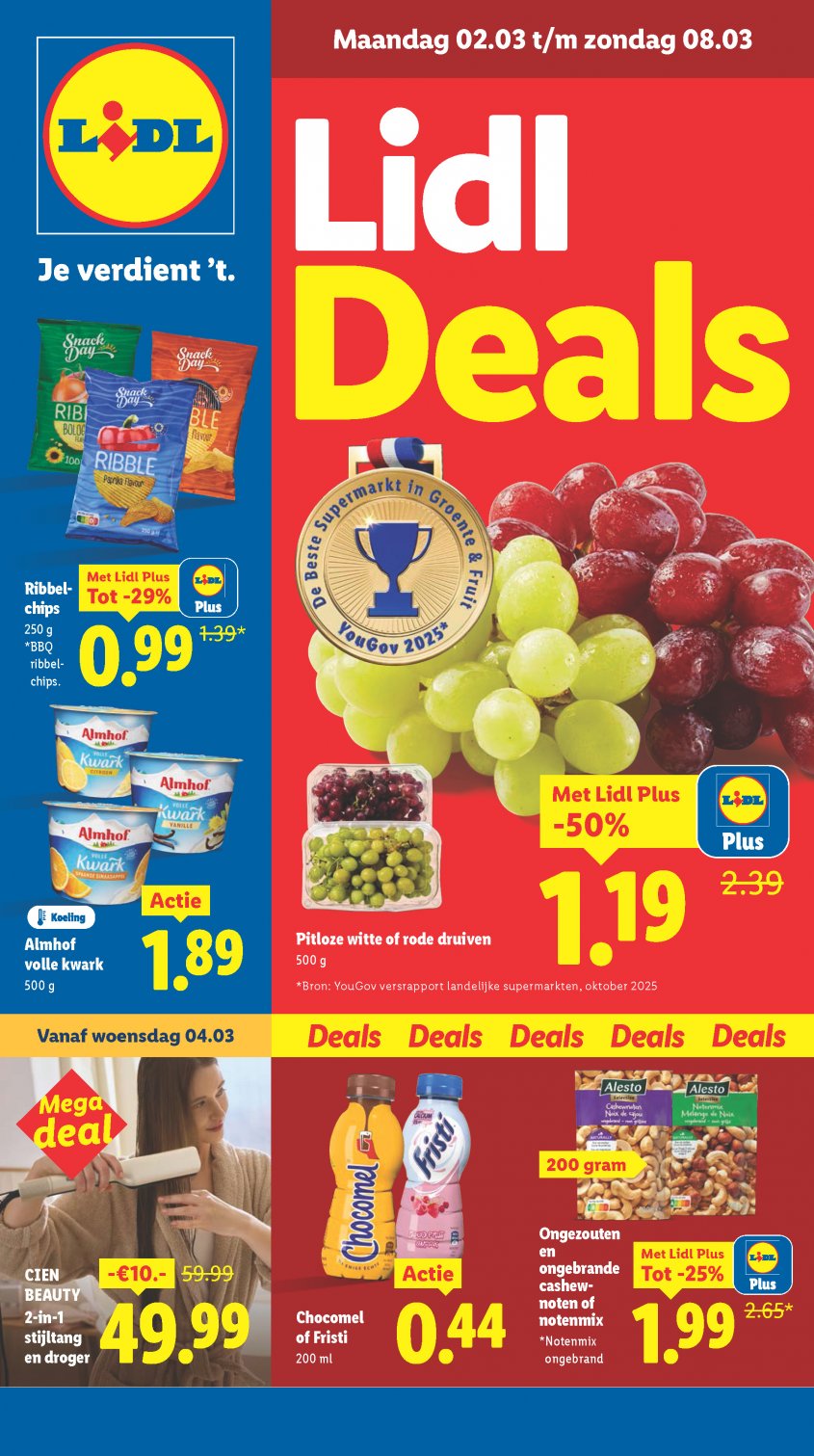 Lidl Aanbiedingen van 02-03-2026 pagina.1