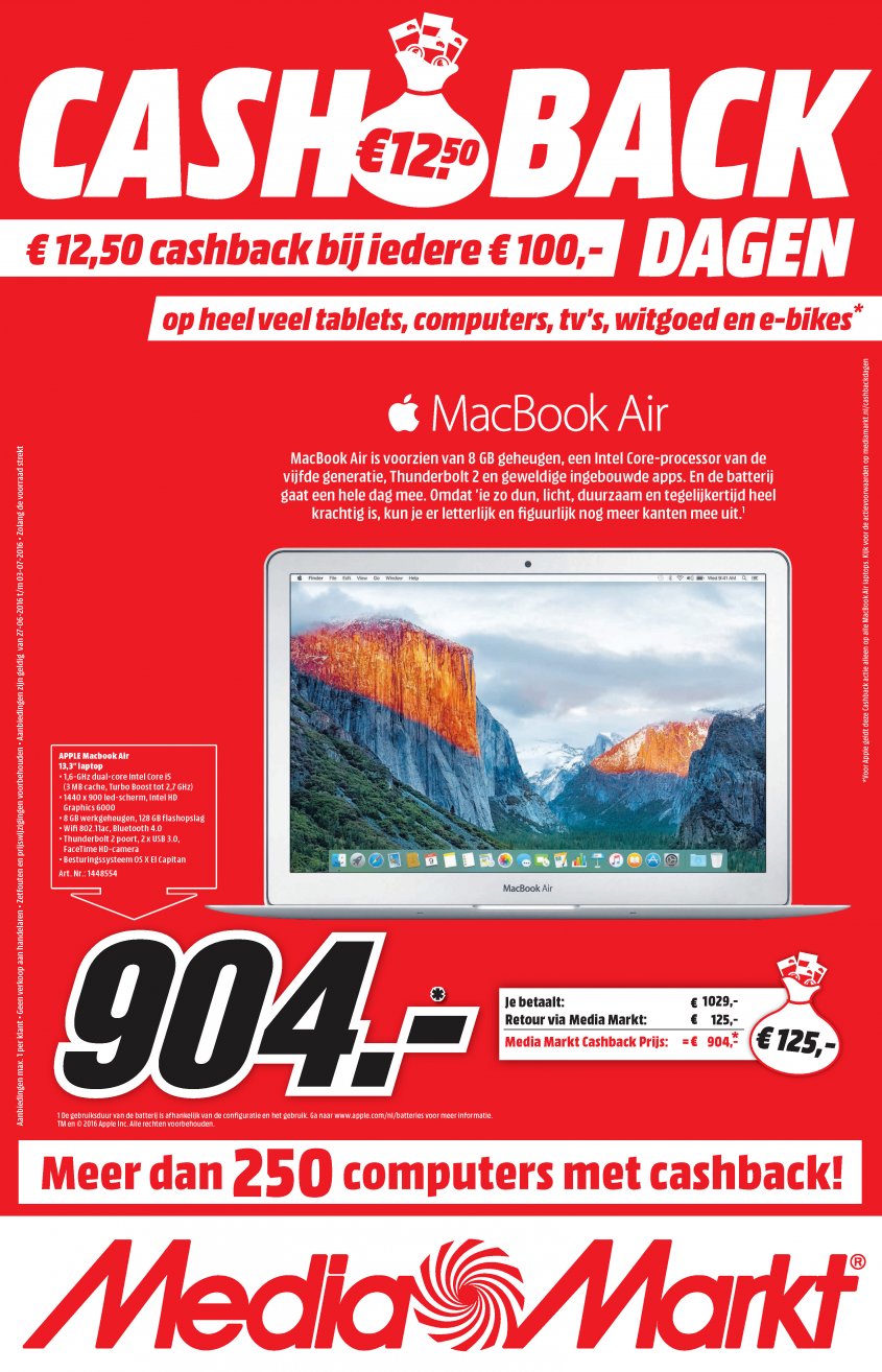 Media Markt Aanbiedingen van 27-06-2016 pagina.1