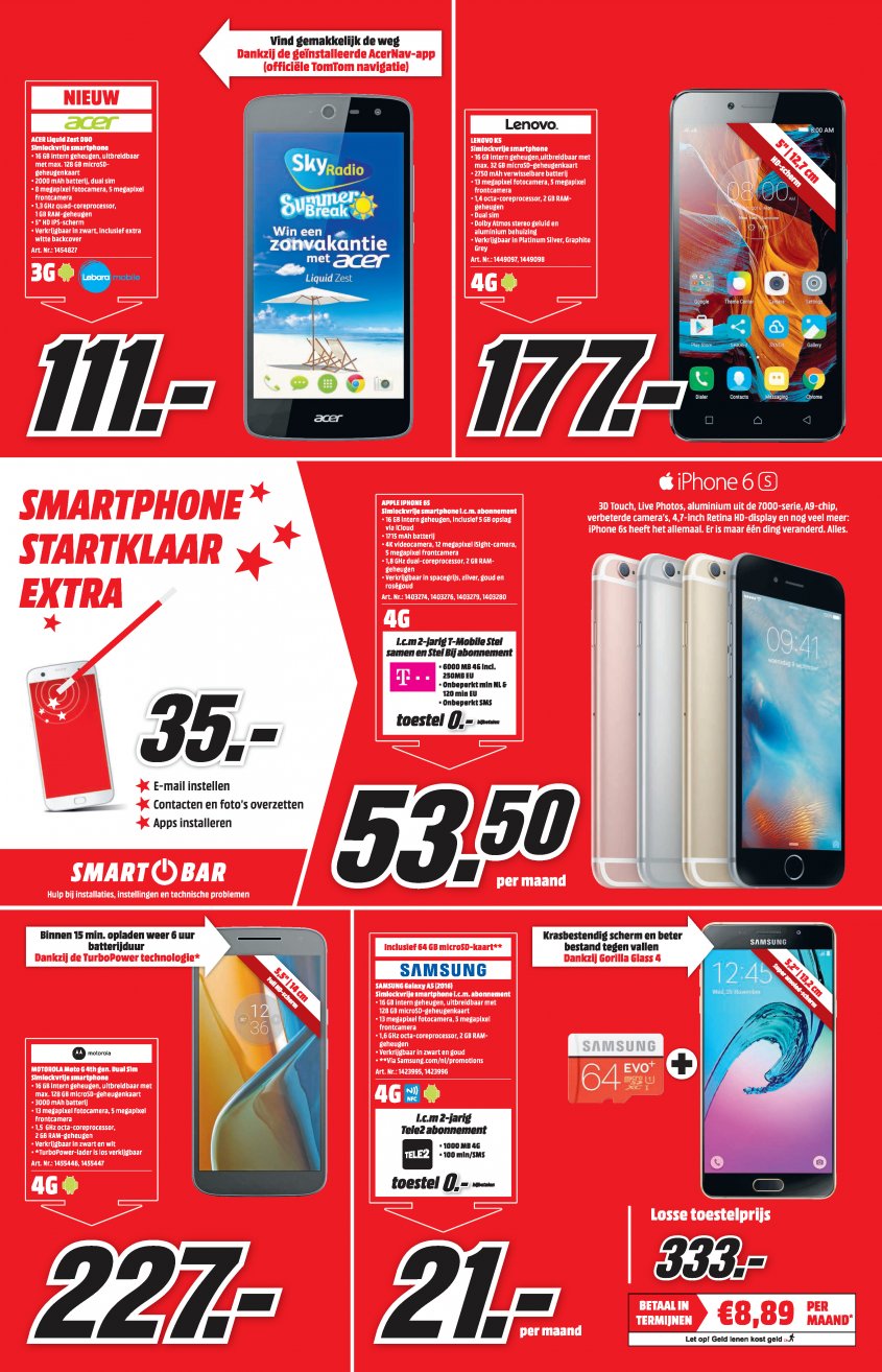 Media Markt Aanbiedingen van 04-07-2016 pagina.2