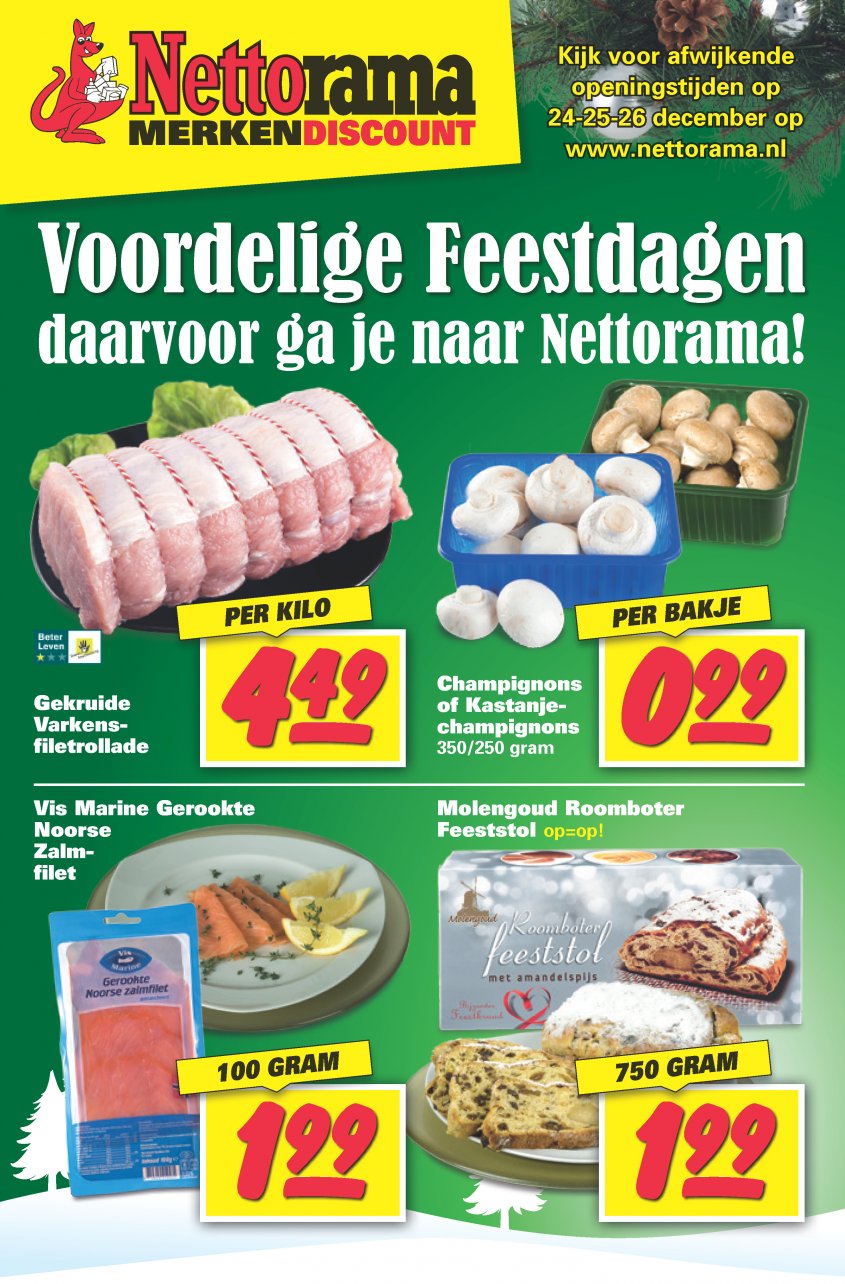 Nettorama Aanbiedingen van 18-12-2017 pagina.1