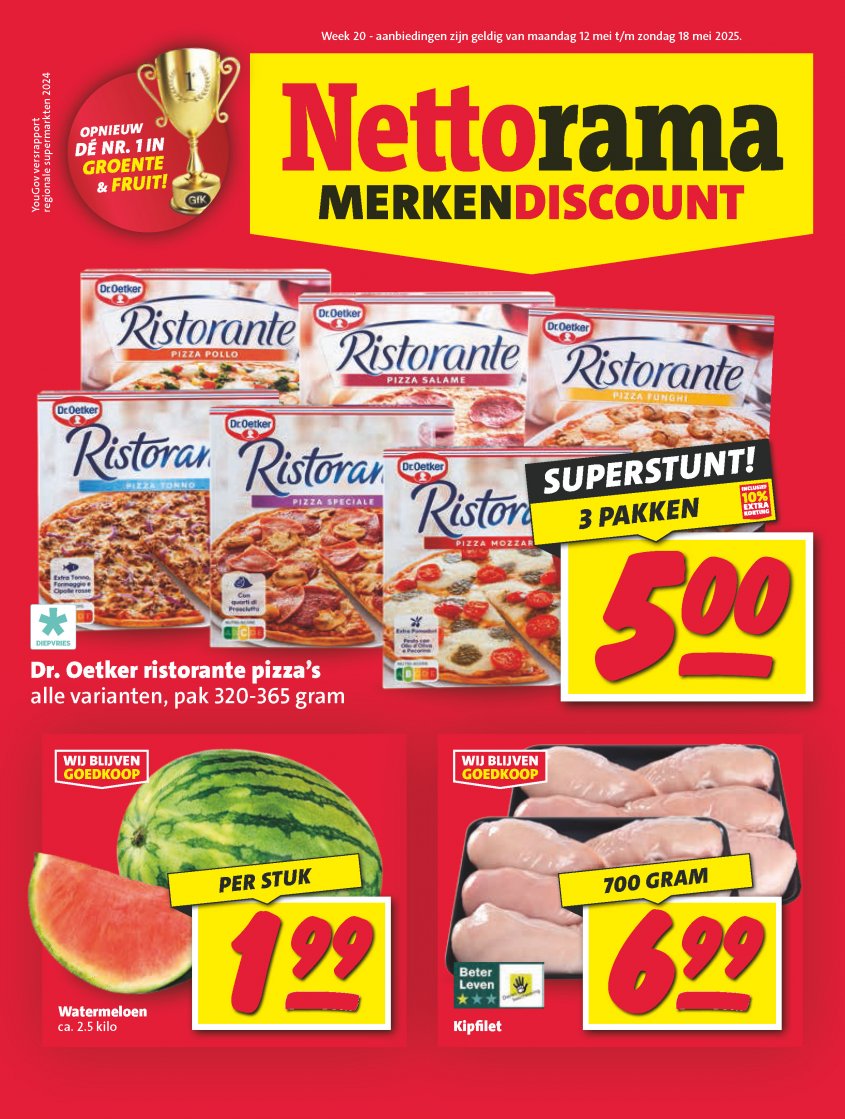 Nettorama Aanbiedingen van 12-05-2025 pagina.1