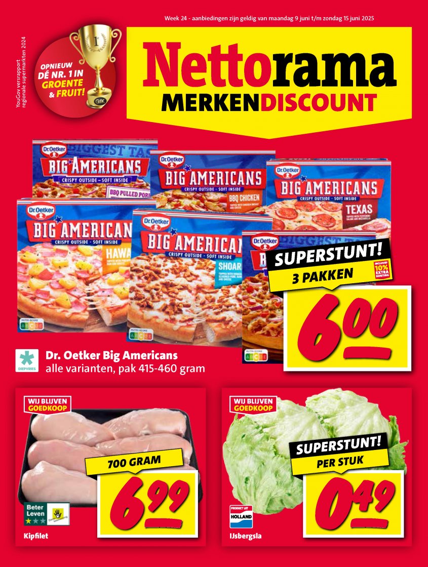 Nettorama Aanbiedingen van 09-06-2025 pagina.1