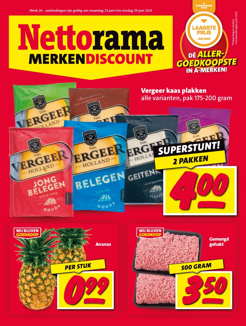 Nettorama Aanbiedingen van 23-06-2025 pagina.1