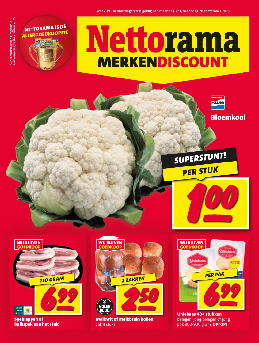 Nettorama Aanbiedingen van 22-09-2025 pagina.1