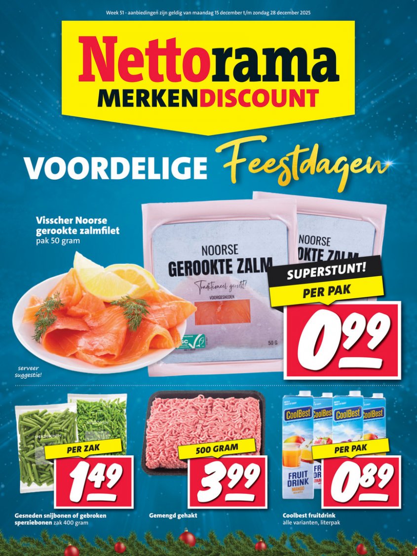 Nettorama Aanbiedingen van 15-12-2025 pagina.1