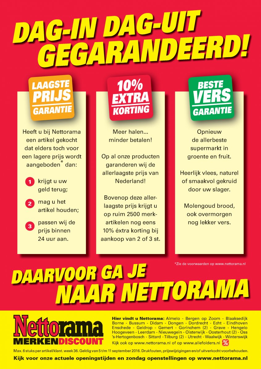 Nettorama Aanbiedingen van 05-09-2016 pagina.16