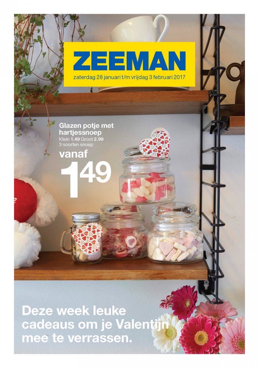 ZEEMAN Aanbiedingen van 28-01-2017 pagina.1