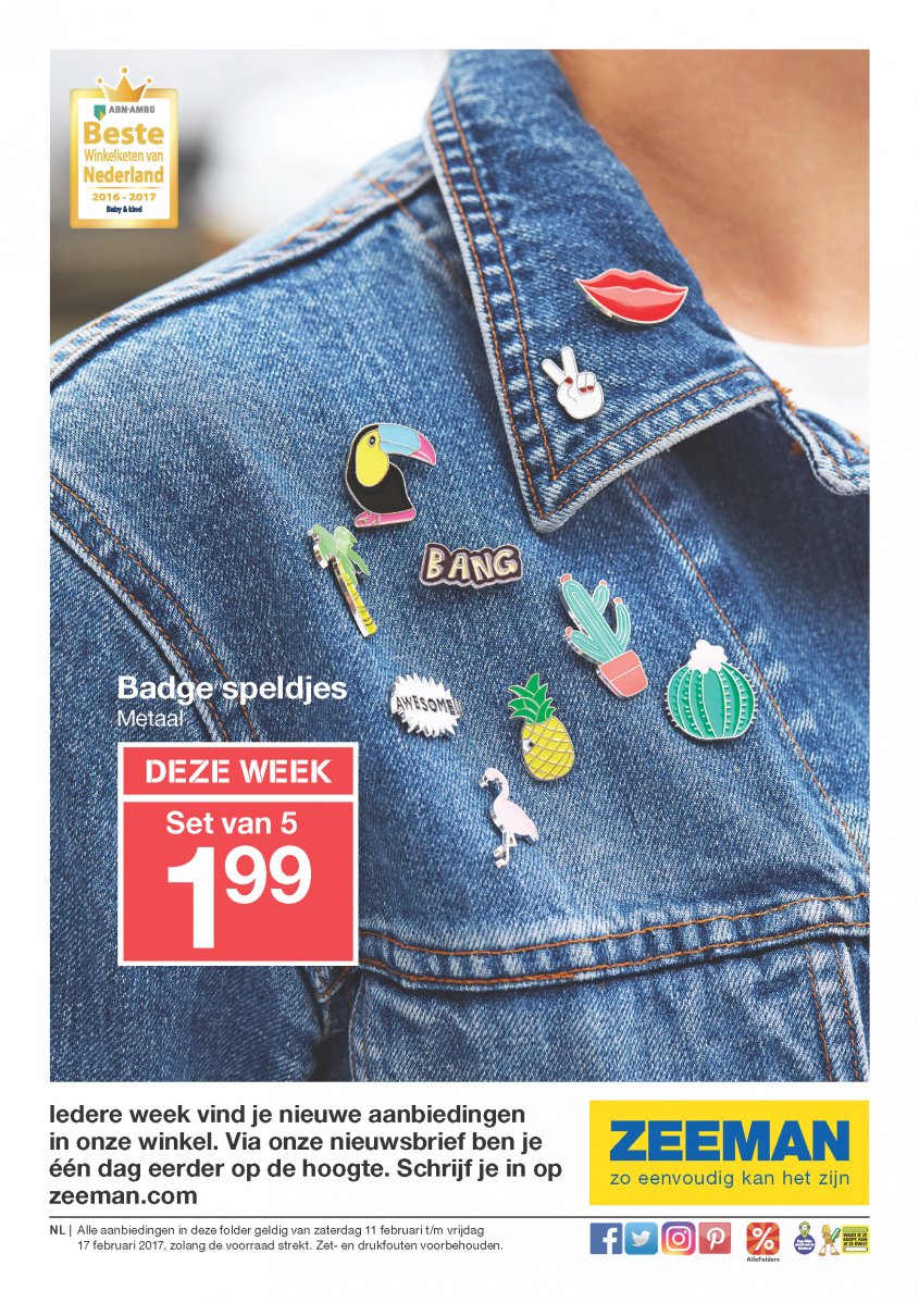 ZEEMAN Aanbiedingen van 11-02-2017 pagina.14