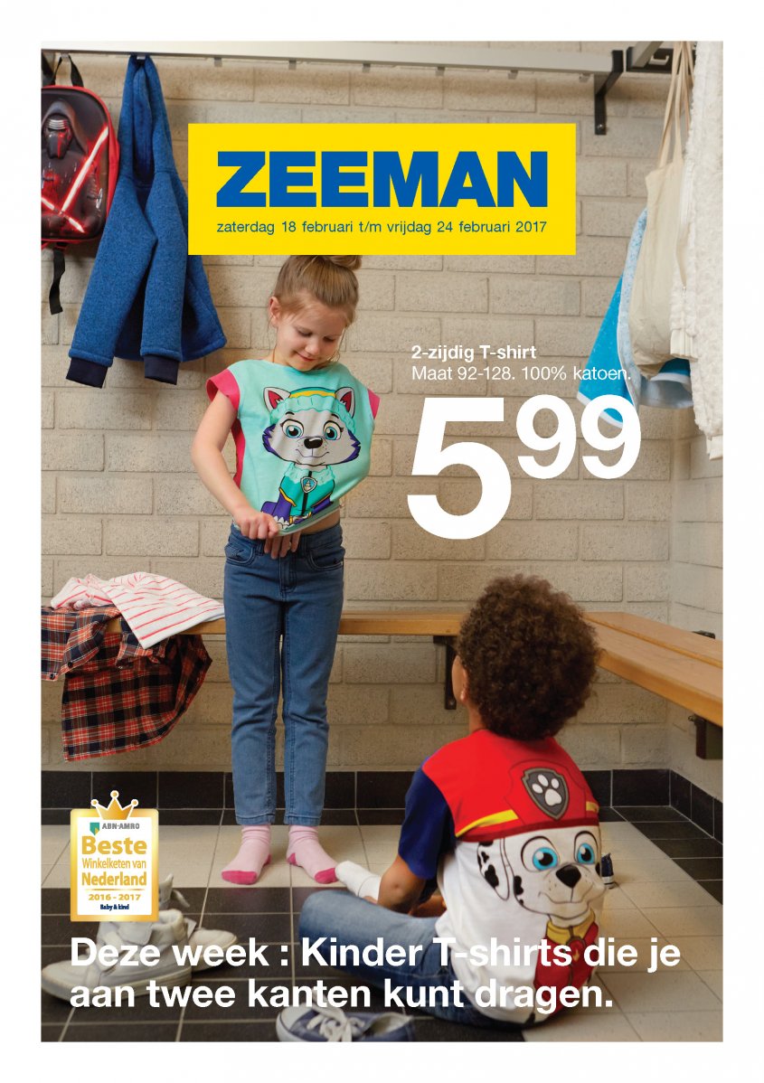 ZEEMAN Aanbiedingen van 18-02-2017 pagina.1